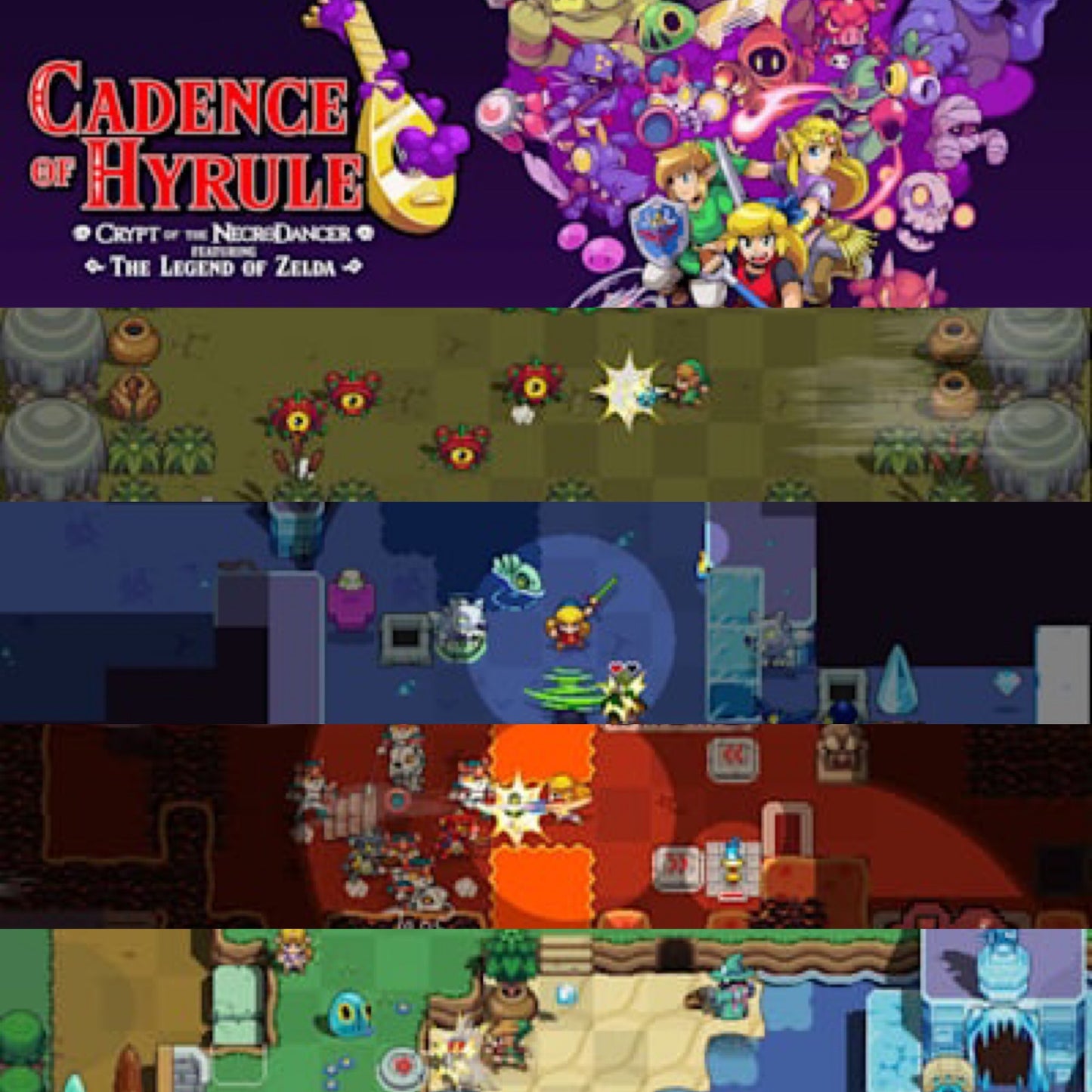 Cadence of Hyrule: Crypt of the NecroDancer Featuring The Legend of Zelda Nintendo Switch - Standard Físico