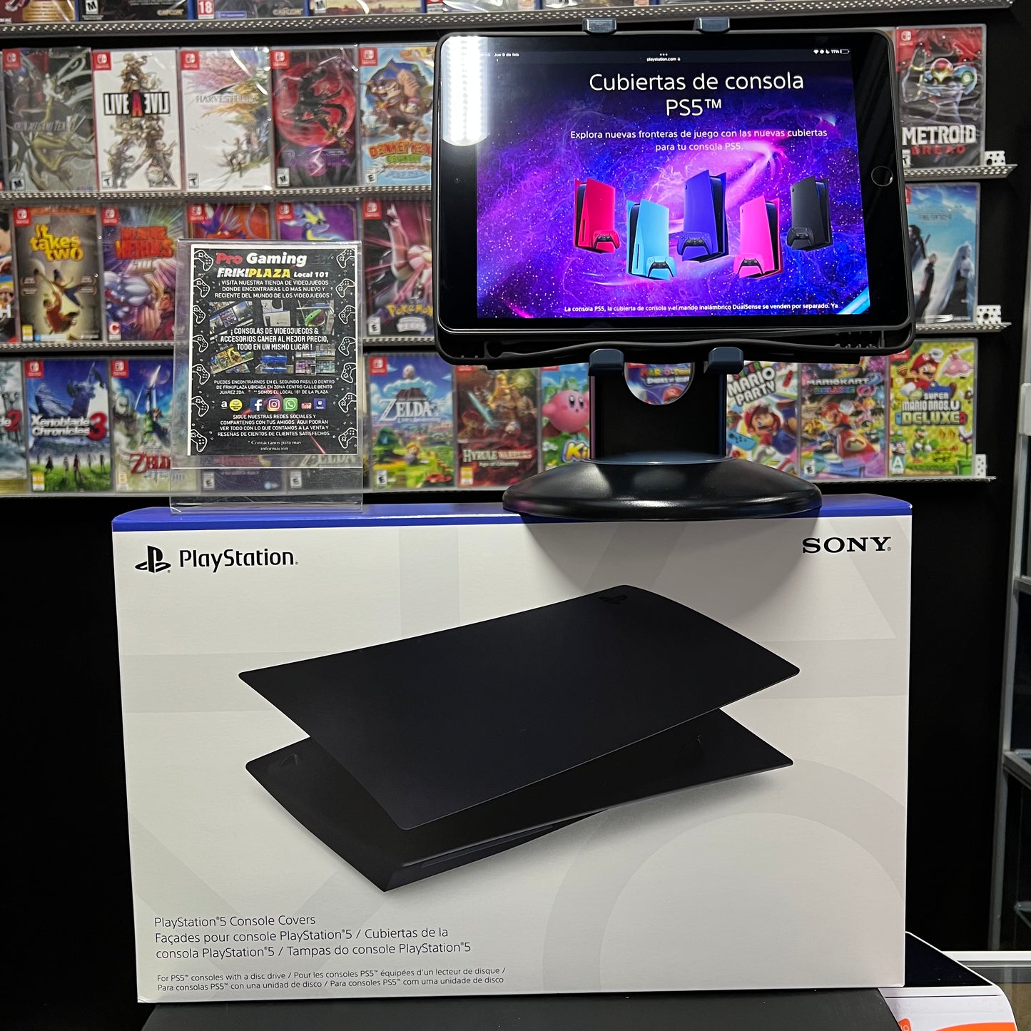 PS5™ Cubierta de Consola - Negro Medianoche